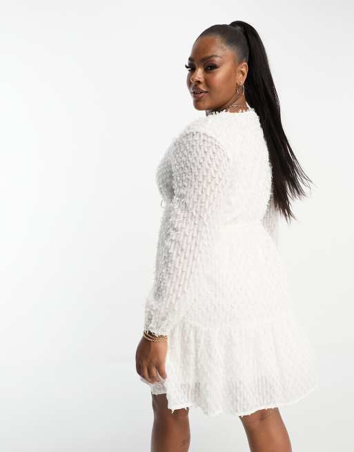 Asos white skater clearance dress