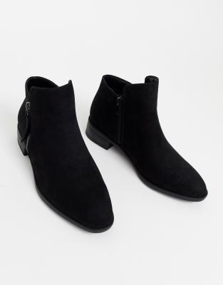 simply be black ankle boots