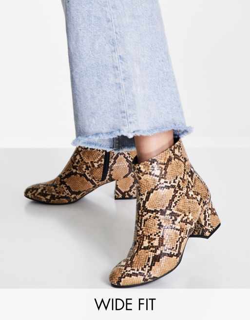 Extra wide snake boots sale