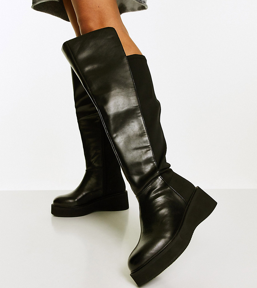 Damen Stiefel Overknees Metallic Modische Profil Boots 819245 Schuhe 