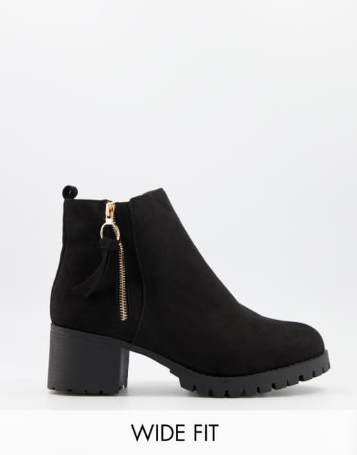 Bottines cheap wide fit