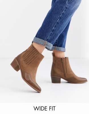 ladies wide fit cowboy boots