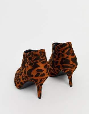 wide fit kitten heel ankle boots