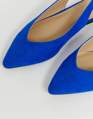 cobalt blue wide fit shoes