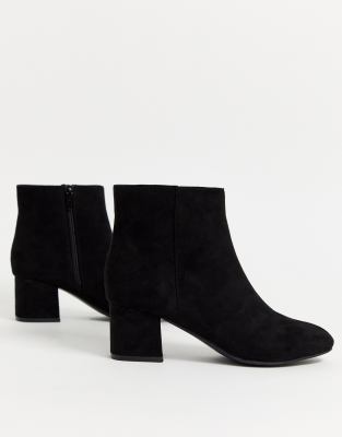 simply be black ankle boots