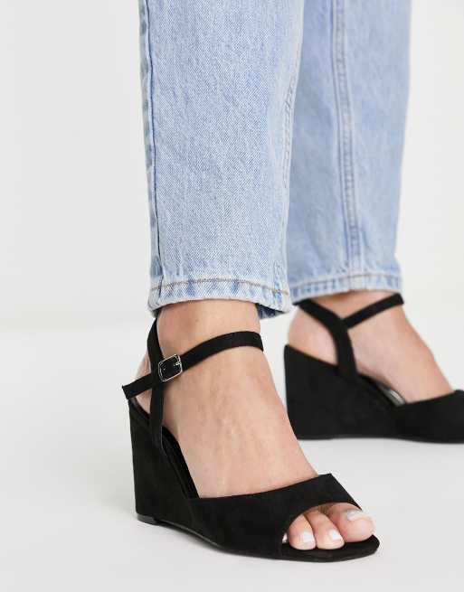 Extra wide wedge sandals hot sale