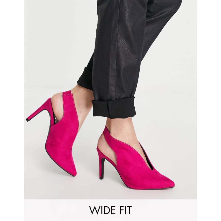 Purple court shoes wide hot sale fit