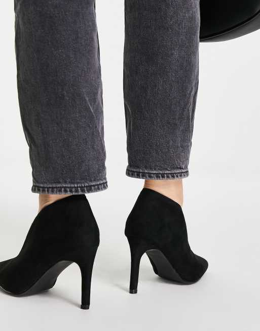 Simply Be Extra Wide Fit – Pippa – Svarta, höga ankelboots, 2 av 4