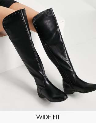 extra wide leg knee high boots
