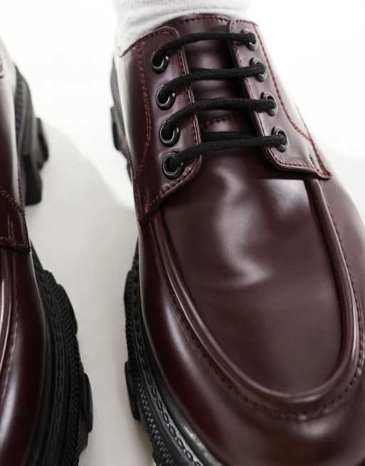 Burgundy wide best sale fit shoes