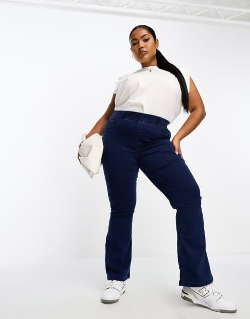 Extreme flare jeans plus size sale