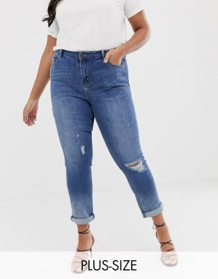 plus size slouch jeans