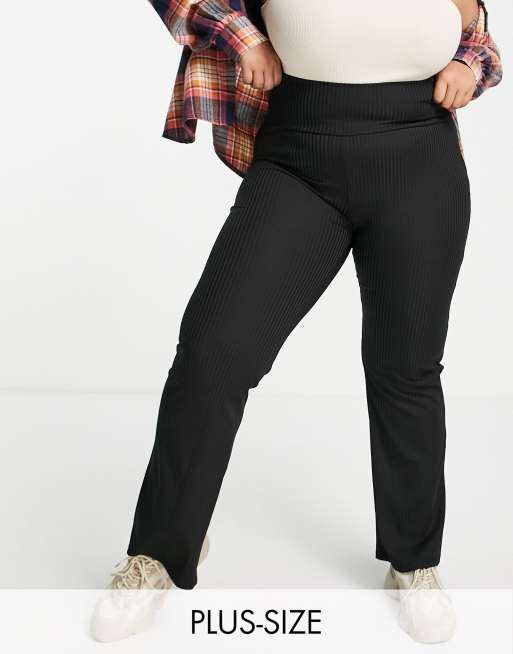 Simply Be – Flared – Czarne legginsy