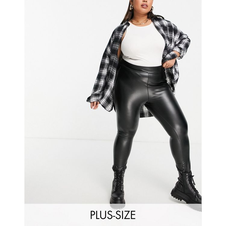 High Waisted Faux Leather Leggings Asos  International Society of  Precision Agriculture