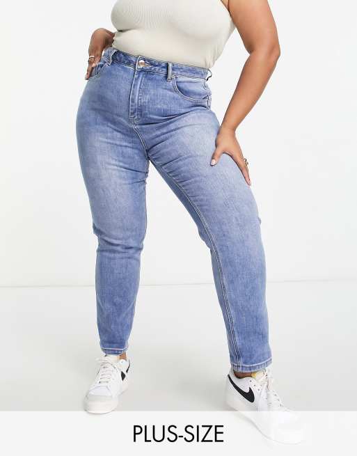 Simply Be – Jasnoniebieskie jeansy o obcisłym kroju