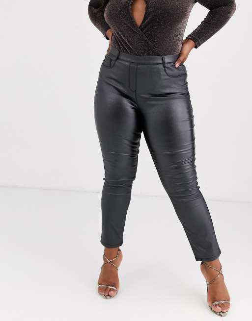 Simply Be jeggings in black ASOS