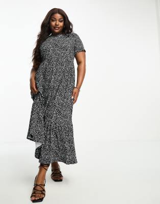 Simply be black maxi hot sale dress