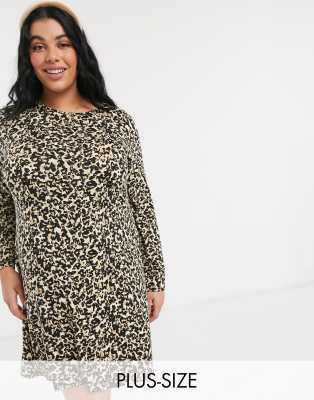 simply be leopard print dress