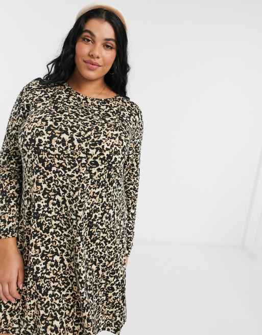 Simply be 2024 leopard print dress