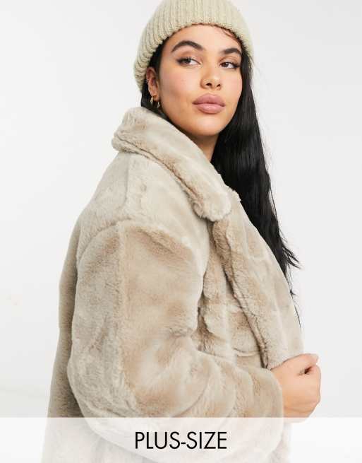 Asos faux outlet fur coat womens