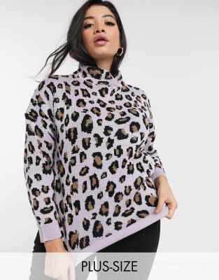 maglione leopardato