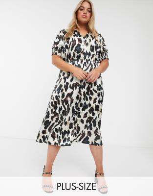 simply be animal print dress