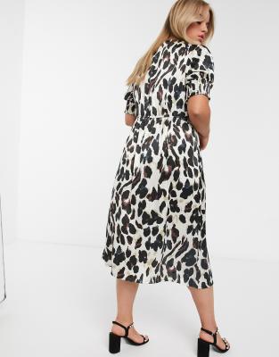 simply be animal print dress