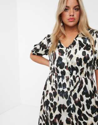 simply be leopard print dress