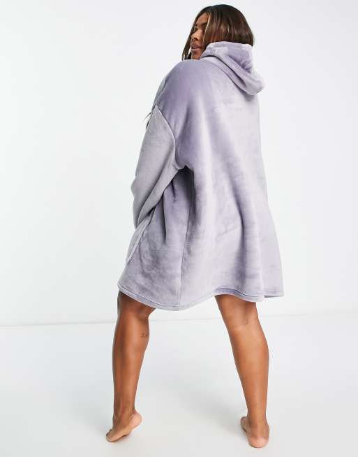 Simply Be - Oversized behaaglijke hoodie in grijs - Uniseks, 2 van 4