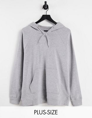 Simply Be oversized hoodie in grey