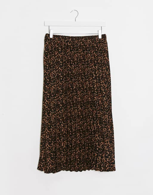 Simply be clearance cow print skirt