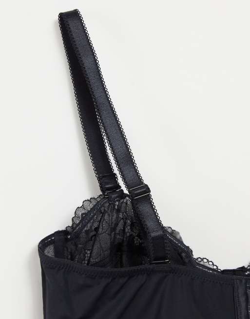 Simply Be - Reggiseno multiposizione in pizzo nero con ferretto, 4 di 4