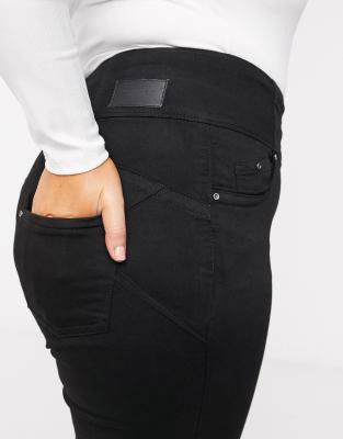 extra high waisted black jeans