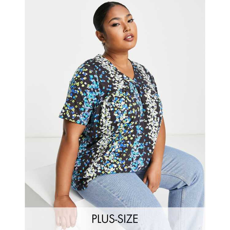 Women's plus store size smock tops