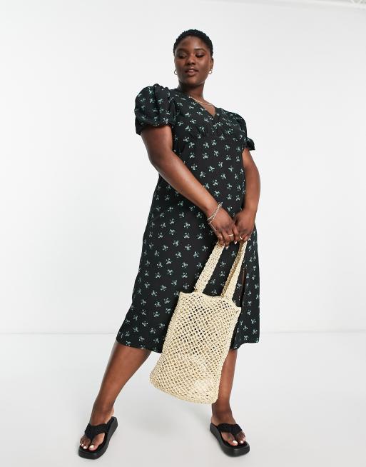 Simply be store polka dot dress