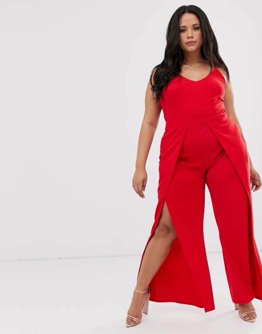 Simply be cheap red jumpsuit