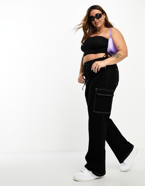 Simply Be – Svarta jeans med raka ben - view 1