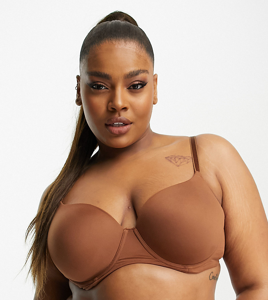 Simply Be T-shirt Bra In Neutral