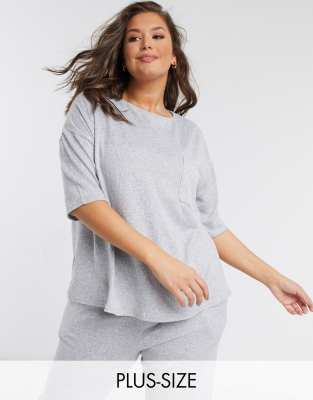 Simply Be Simply be t-shirt in grey marl