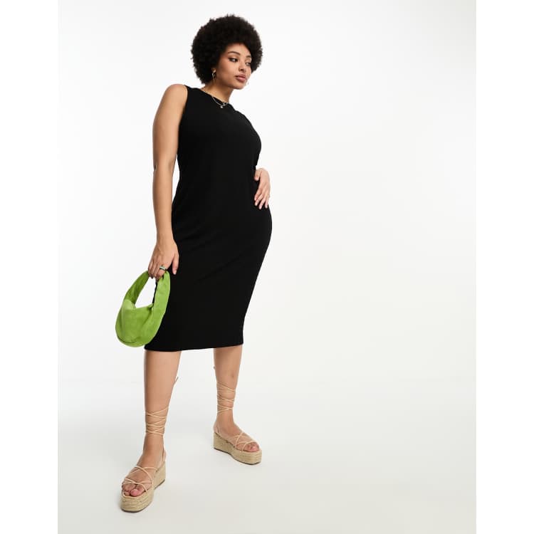 Old navy black midi on sale dress