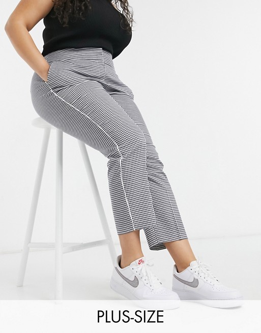 Simply Be trousers in check
