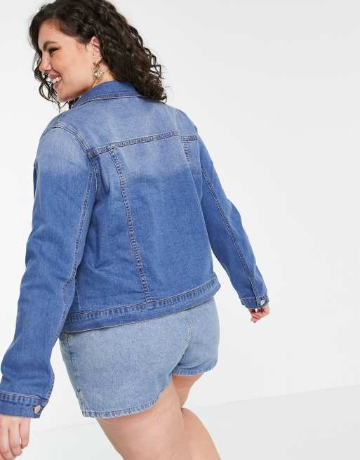 Simply be sale denim jacket