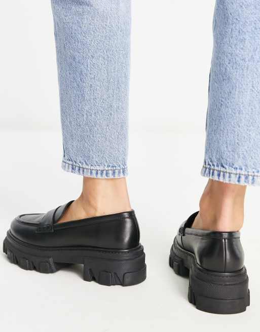 Chunky loafers hot sale wide fit