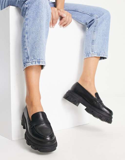 Chunky loafers wide store fit