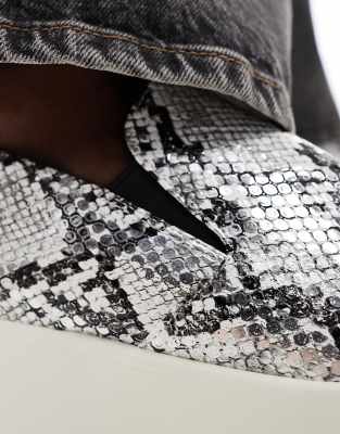 Simply Be Wide Fit Flatform Slip On Sneakers In Multi