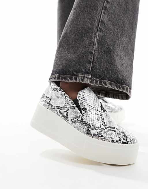 Flatform slip on store trainers