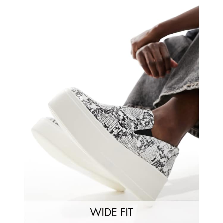 Snakeskin slip hot sale on trainers