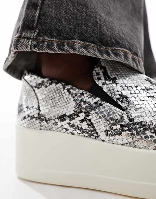 Snakeskin flatforms hot sale