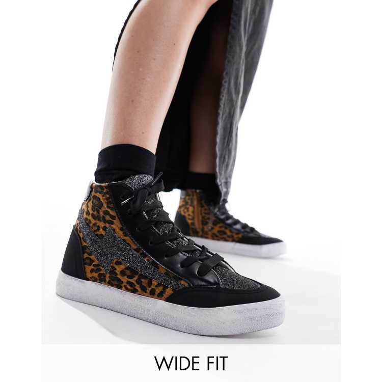Leopard hi tops sale