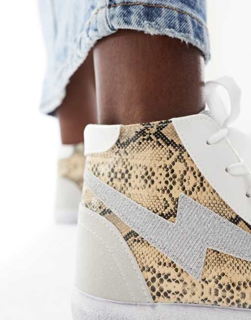 Restricted store snakeskin sneakers